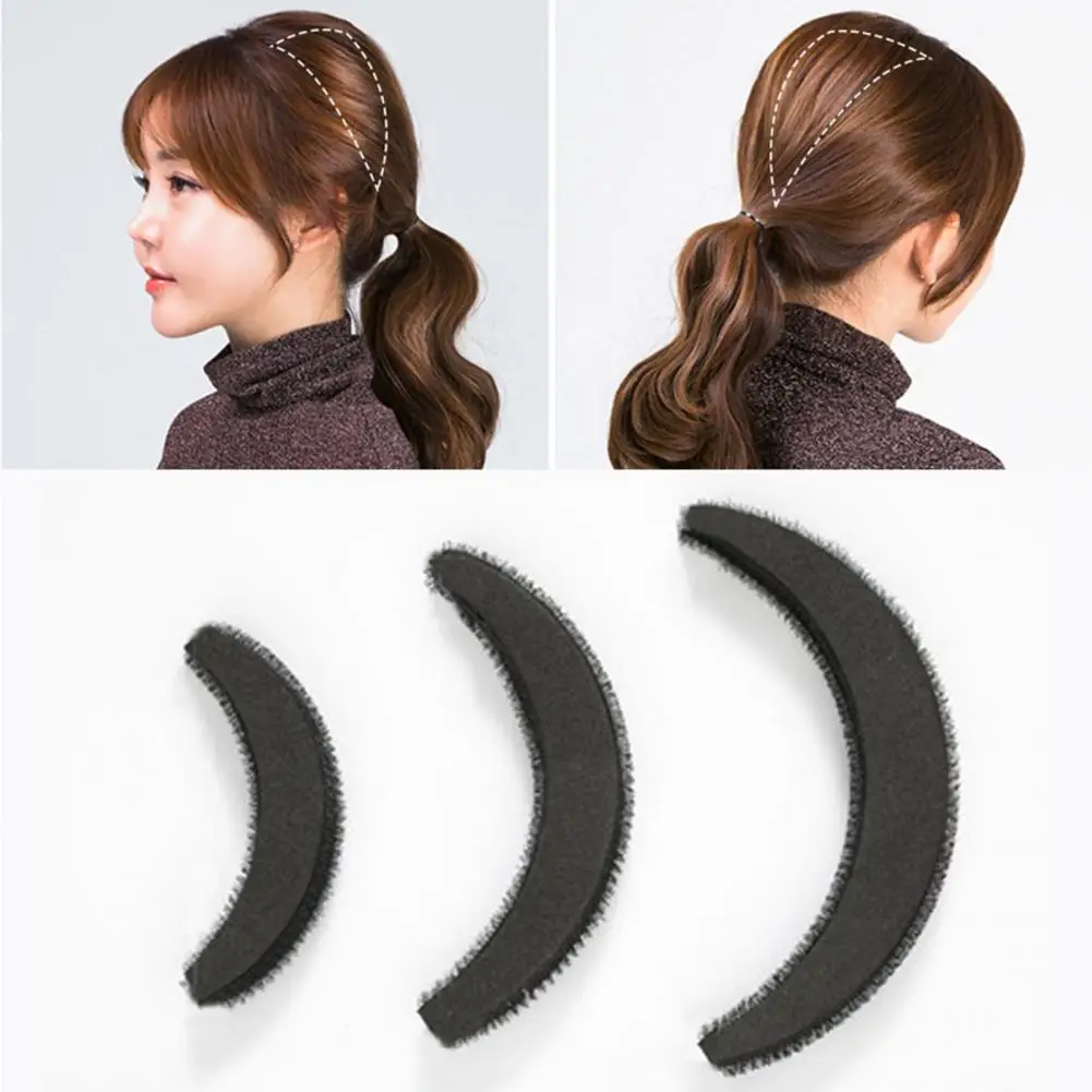 8Pcs/Set Hair Volume Bump Practical Black Bump It Up Volume Hair Base Styling Insert Tool for Hair Styling Design