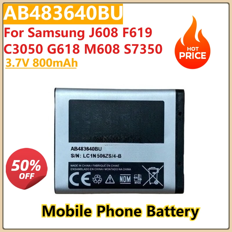 جديد AB533640CC 3.7V 850mAh بطارية لأجهزة سامسونج G508E G3608 J5 2015 J3 2016 G530 S7275 S7278 S7562C S7262EB-BG530CBE B100AE #6