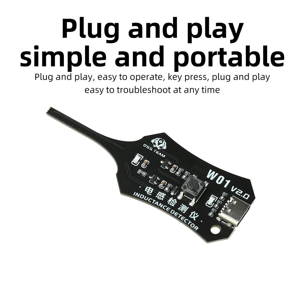 Intelligenter Induktionstester für Motherboard-Spulen mit Typ-C-Schnittstelle für Handy-Reparatur und Fehleranzeige – Detail 6