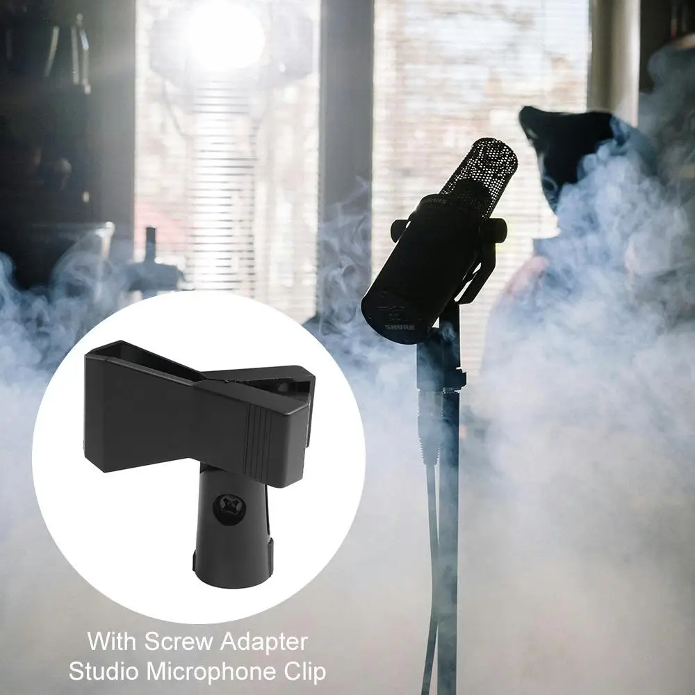 

Replacement Holder Clamp Bracket Mic Clip Clamp 1/4 Inch Live Tripod Stand Microphone Holder Mic Holder Clip Microphone Clip