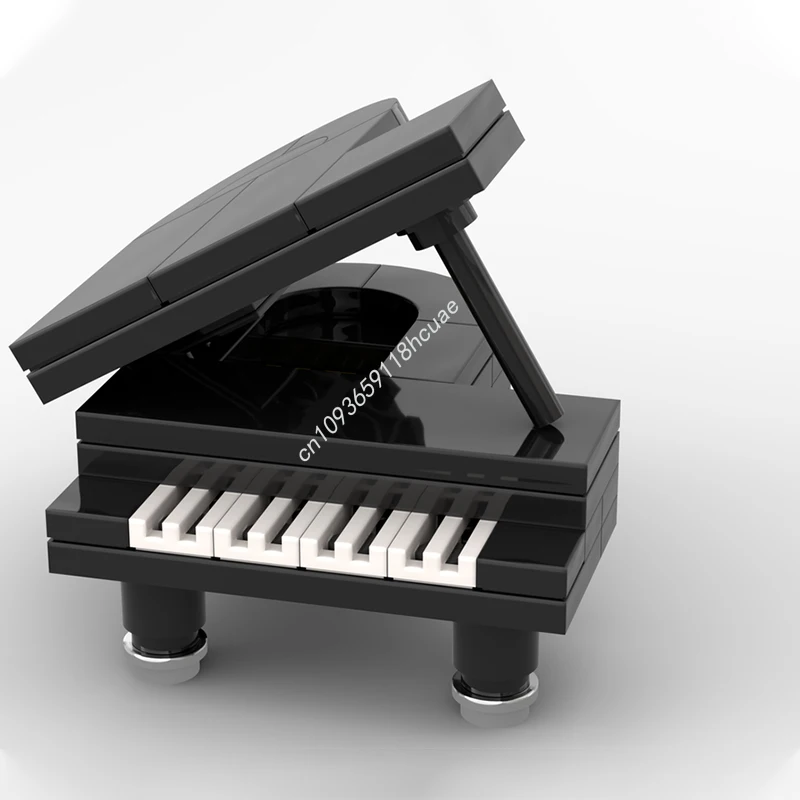 1531pcs MOC Piano Store Modular Buildings Interactive Building Kit Designed for Parent Child Collaboration Christmas Gift