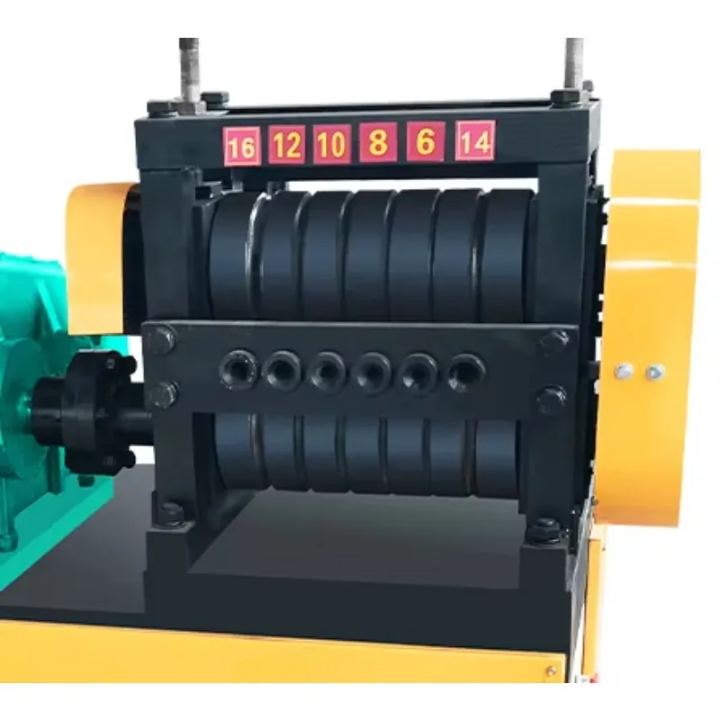 رائجة البيع تصميم جديد نفايات الحديد عززت مرفق مشوه 6-14 آلات استقامة القضبان الفولاذية الكهربائية القديمة