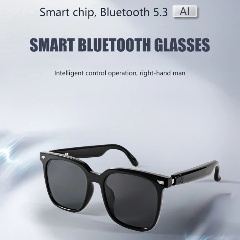 GS01 نظارات ذكية لاسلكية متعددة الوظائف مكالمة فيديو مشغل موسيقى سماعة نظارات للقيادة نظارات شمسية رياضية للرجال والنساء