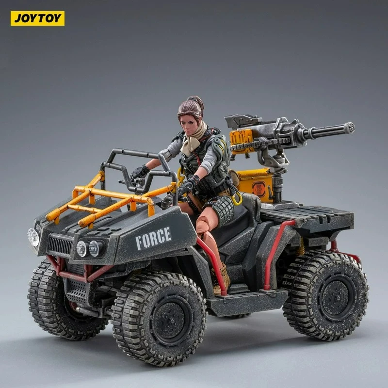 JOYTOY Wildcat 4WD Vehicle Sand & Gray Version with Feng Min PLA Special Forces Marine Corps 1/18 Action Figure