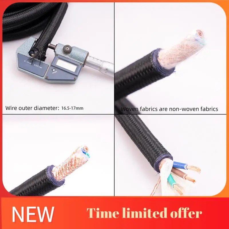 

A42T-12AWG Кабель питания Hi-Fi, Кабель питания Hi-Fi Кабель питания ЕС, 250 В/15 А для динамиков, сабвуфера, проигрывателя, усилителя