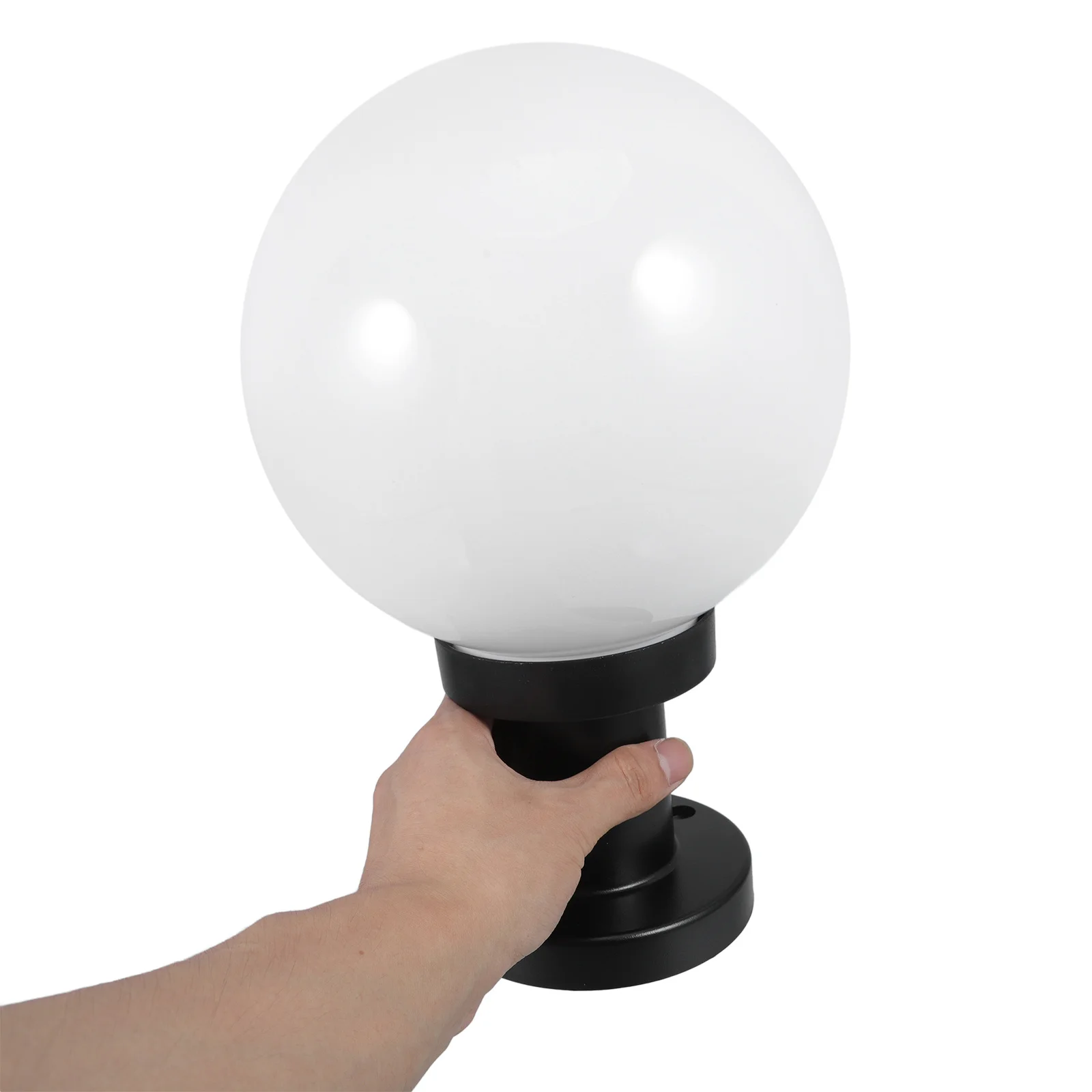 

Уличный фонарный столб, светильник для двора, террасы, забора, настенный, 15 см, с прозрачным стеклянным плафоном