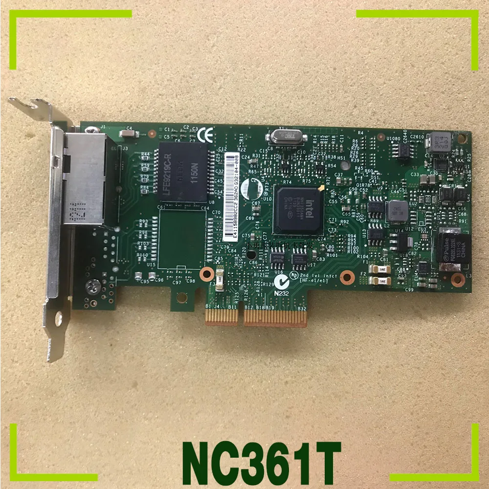 Original For HP NC361T 652497-B21 656241-001 652495-001 Gigabit dual-port network adapter