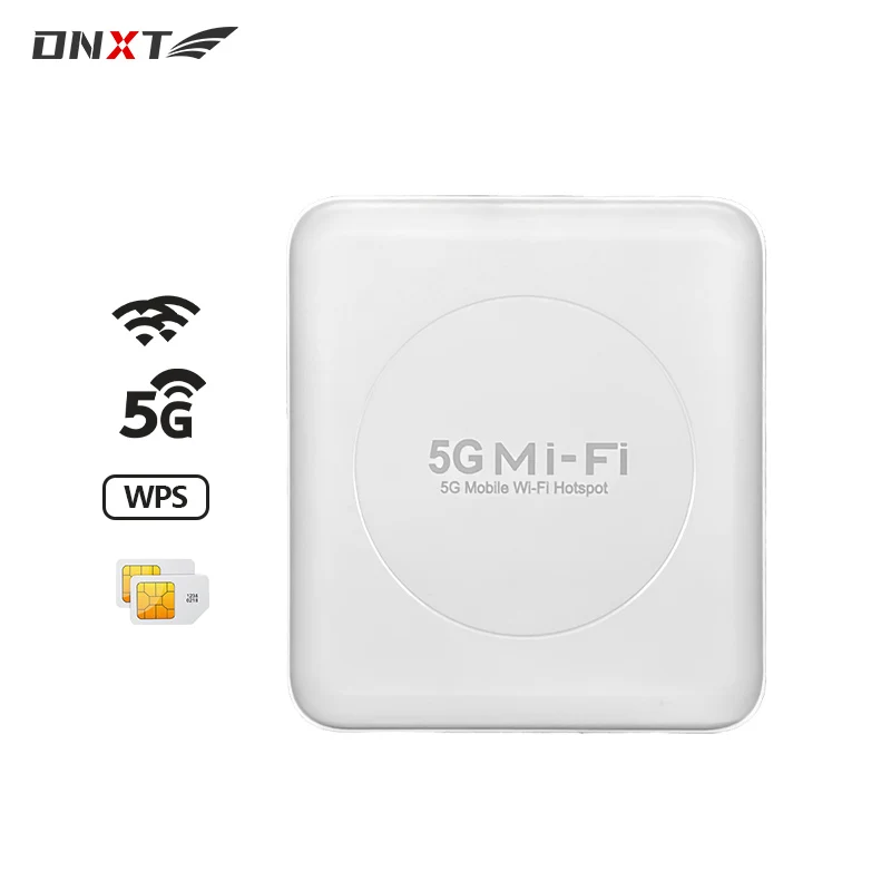 5G Pocket Wifi Router WiFi6 5g Router mit SIM-Kartensteckplatz 4G/5G Hotspot Mobile Router 5g Pocket Wifi Tragbares 4G Lte Modem