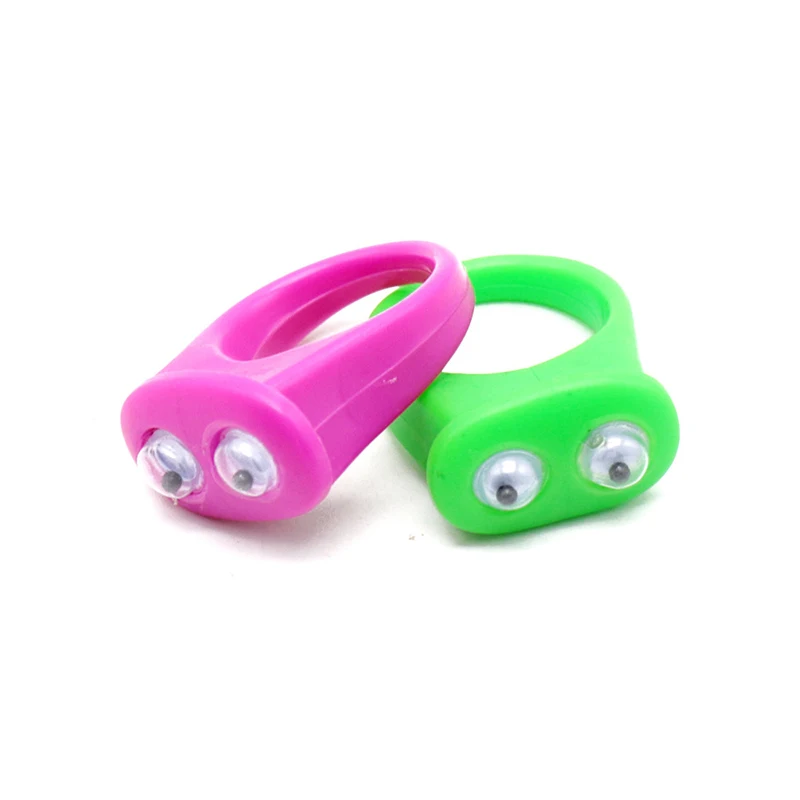 10Pcs Kids Halloween Party Children Funny Eye Finger Rings Novelty Personalized Wacky Finger Ring Fun Cartoon Small Toys Gifts