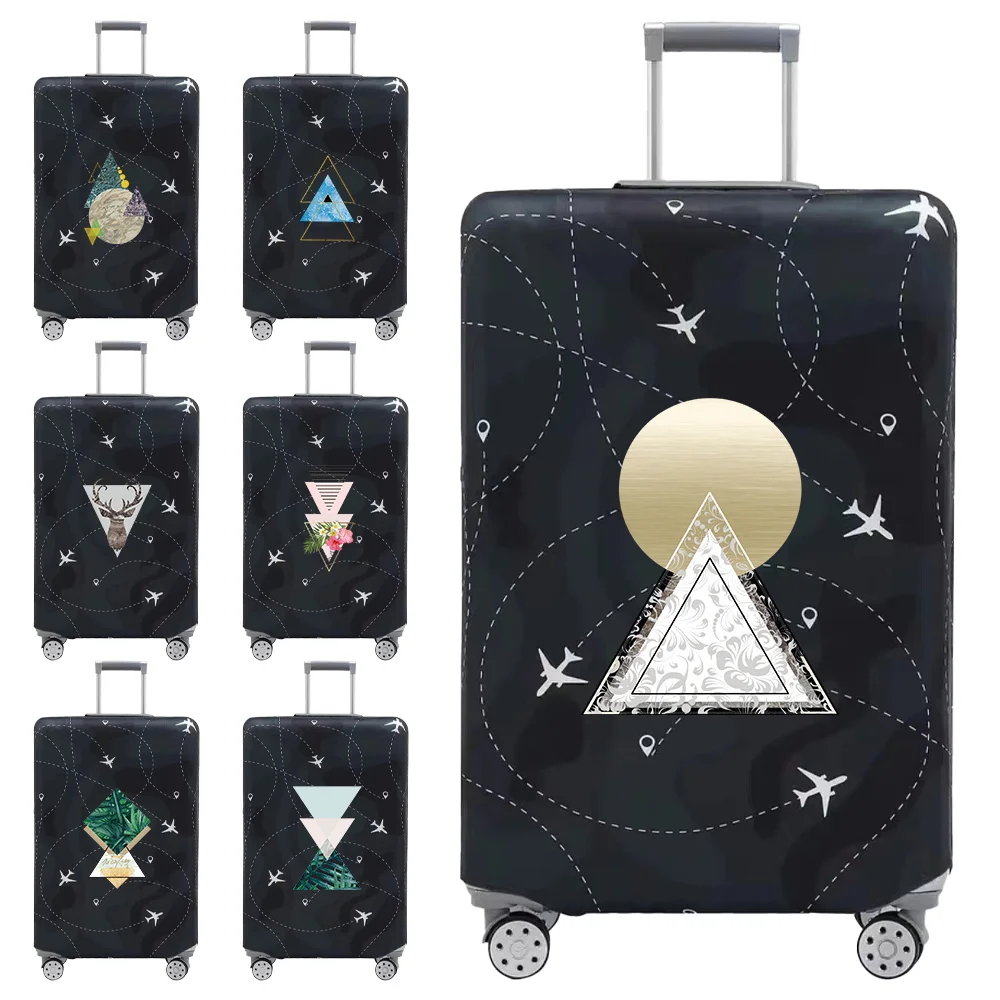 

Travel Bag Dust Cover Elastic Dust Cover Travel Bag Dust Cover Triangular Pattern 18-32 Inches Wear-resistant Multiple Styles