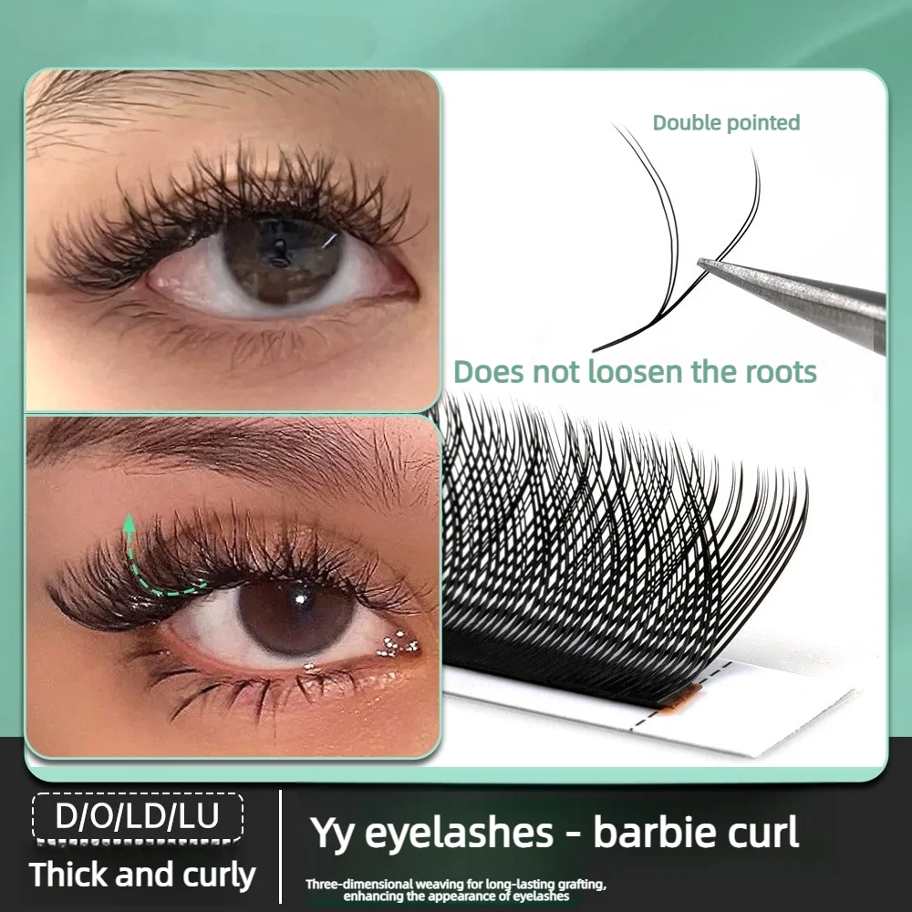 

Наращивание ресниц YY Barbie LD Curl 16 мм – суперплотные веерные пучки, эффект подводки для глаз, не прилипают к корешку, мягкие и гибкие, для начинающих.