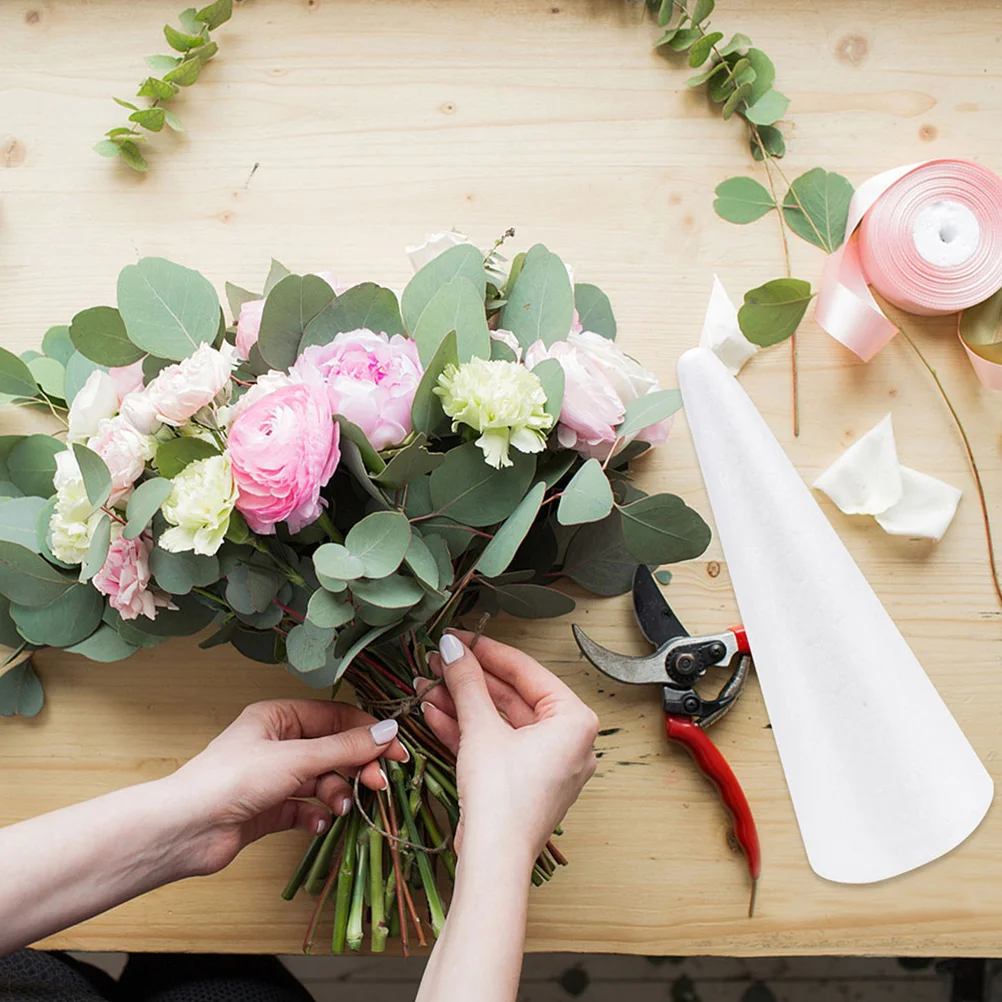 3 Stuks Schuimkegel Bloemenblokken Ingeblikte Goederen Speelvaas Bloemstuk Polystyreen Levert Diy Kids Speelgoed Vorm Kind