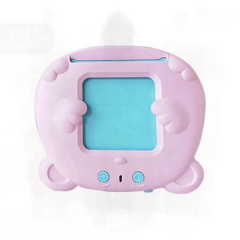 Kids' Early Education Machine Flash Cards - Spanish English Bilingual Learning Toy with Music Rechargeable PVC Card Reader for