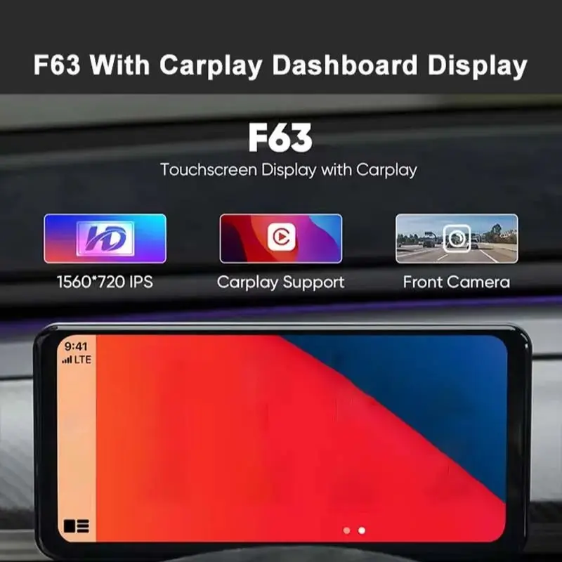 

6.25" Mini Instrument Cluster for Tesla Model 3 Highland F63 Carplay Dashboard Display Front Camera Front Camera HUD Auto Parts