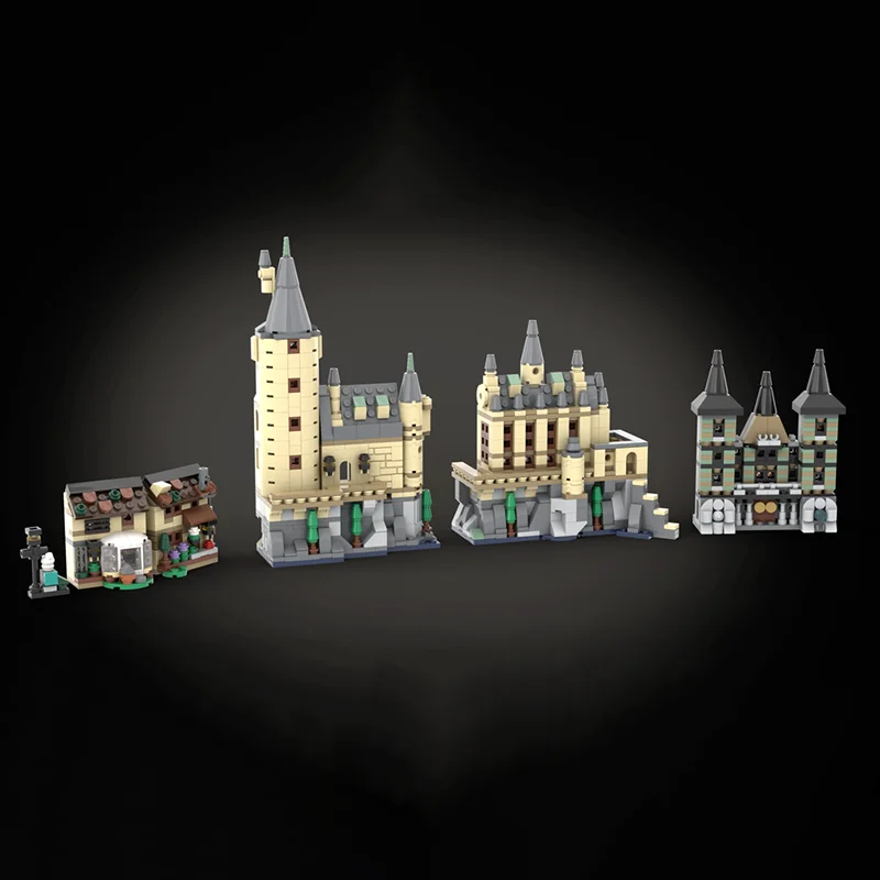 1454pcs MOC Mini HP Collection Part 5 Harry Model Building Blocks Architecture Creative Idea Christmas Gifts Education Toy Brick