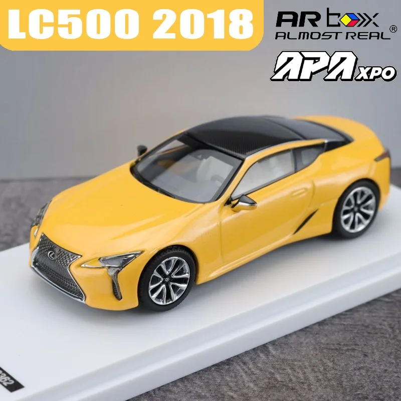 AR Box 1/64 Lexus LC500 2018 Legering Motorvoertuig Speelgoed spuitgieten Metalen Model Collectie Jongen Kerstcadeaus