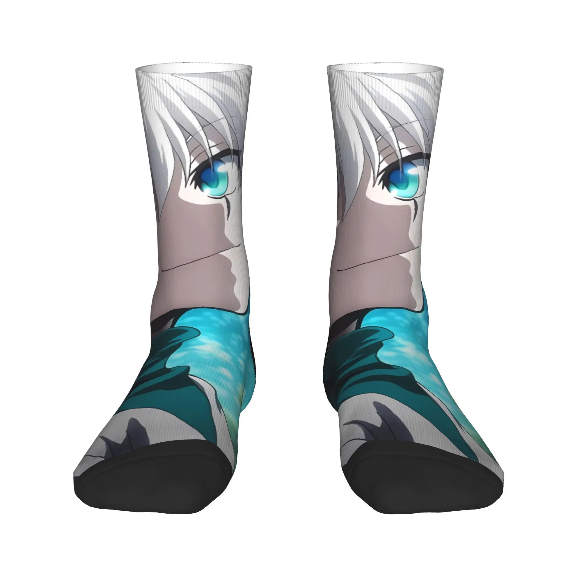 Women Men Socks Killua zoldyck HXH  Stockings Autumn Vintage Soft Socks Graphic Skateboard Anti Bacterial Socks