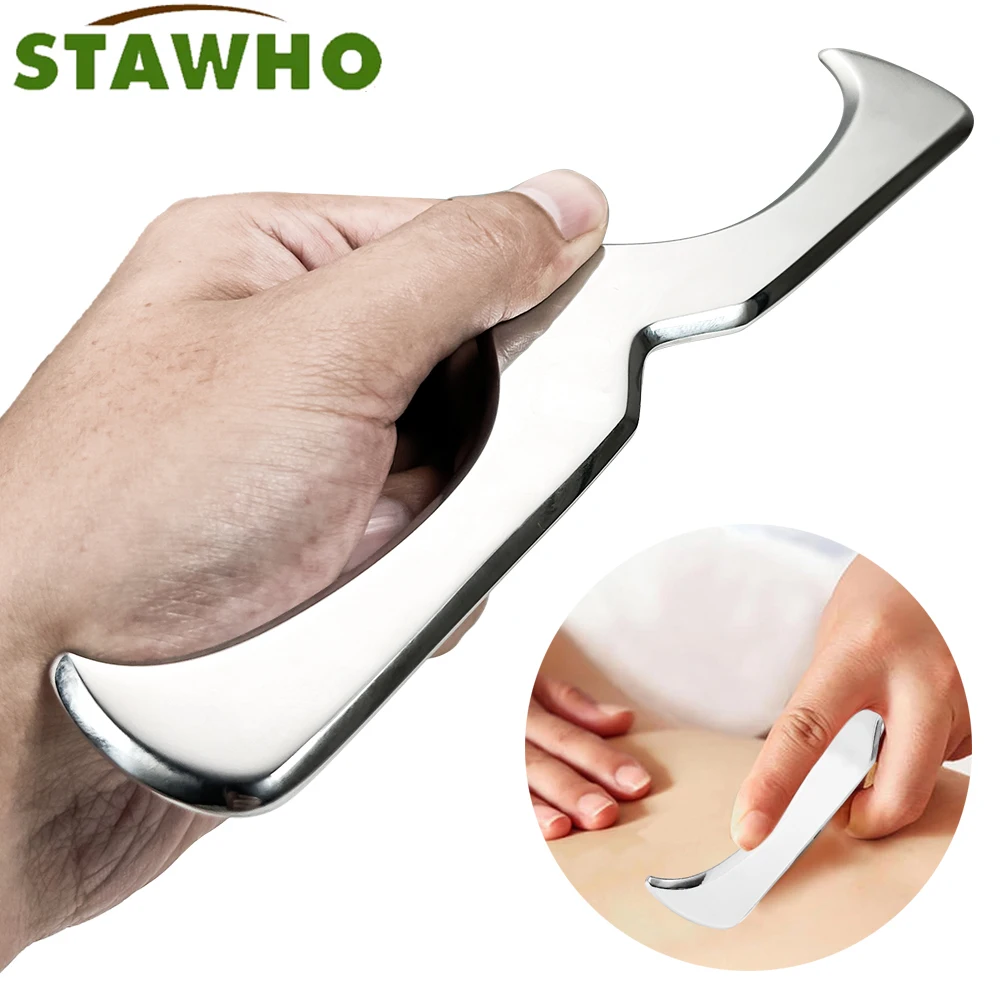 

1PCS Stainless Steel Muscle Scraper Tools,Scraping Massage Tools for Physical Therapy,Derma Edge & GuaSha Massage Scraper Tool