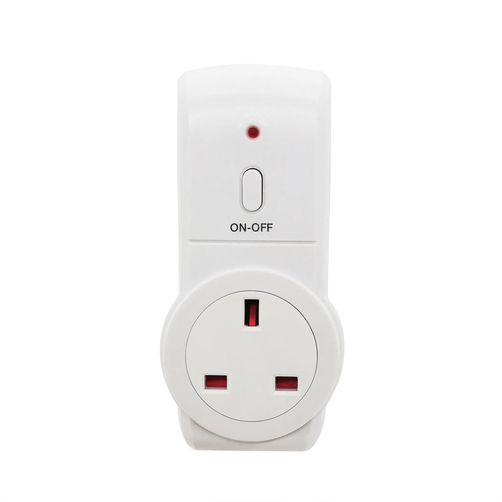 Wireless Remote Control Power Outlet Light Switch Plug Socket Power Outlet Socket UK Plug 240V AC With 433.92MHz Remote Control