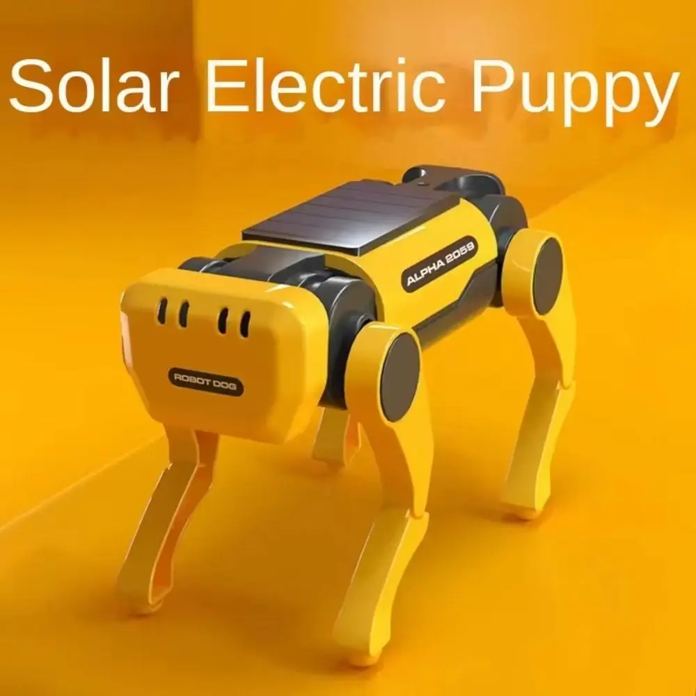 Bionic Electric Mechanical Dog Running Solar System RC Robot Toys Intelligent Remote Control Electric Robot Dog Children Toy