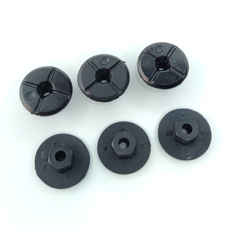 30Pcs 4mm Car Fender Flares Mud Flaps Splash Guard Wheel Arch Bumper Panel Fastener Clip Unthreaded Nuts For Mercedes Benz