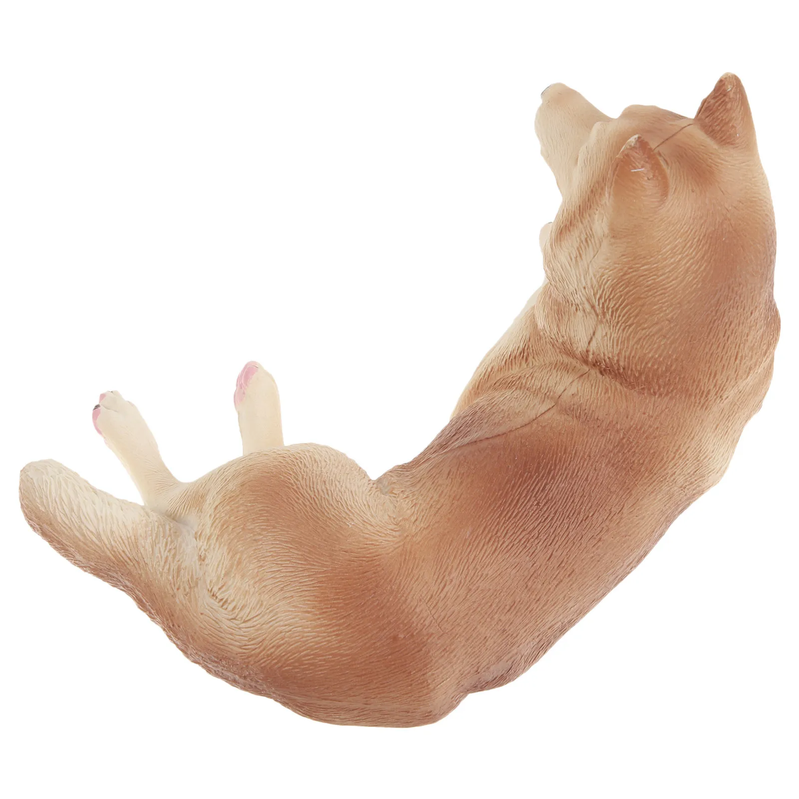 Realistic Plastic Dog Figure Lifelike Desktop Decoration Education Animal Sculpture Simulation Puppy Model