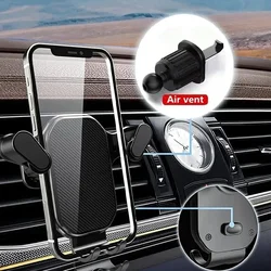 Car Phone Holder Stand Air Vent Gravity Car Mount GPS Smartphone Mobile Cell Support In Car Bracket for iPhone Samsung Xiaomi LG
