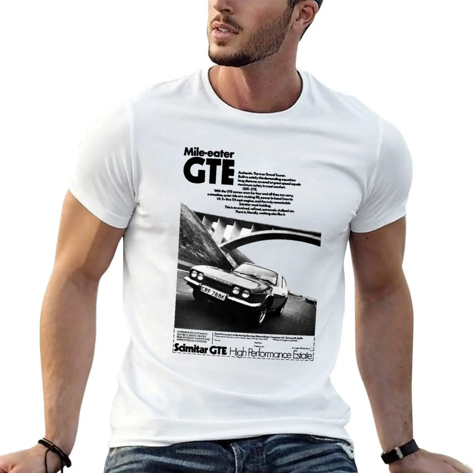 

RELIANT SCIMITAR GTE T-Shirt cotton t shirts man 100% funny t shirts cotton t shirt man casual T-shirt