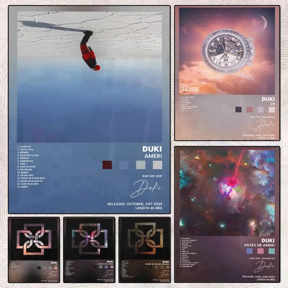 Album D-Duki Poster PP Wall Decor Posters Celebrity Music Art Prints Bedroom Office Gift