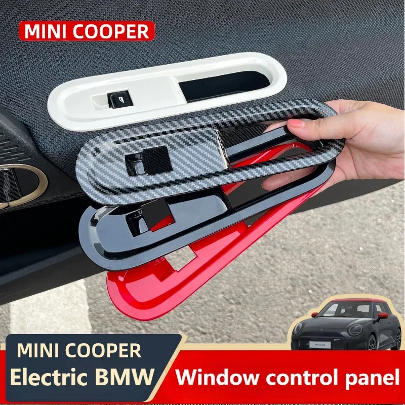 

For Electric BMW Mini Interior Sticker J01 J05 Modified Mini CooperS Window Button Panel Color Change Decoration Accessories