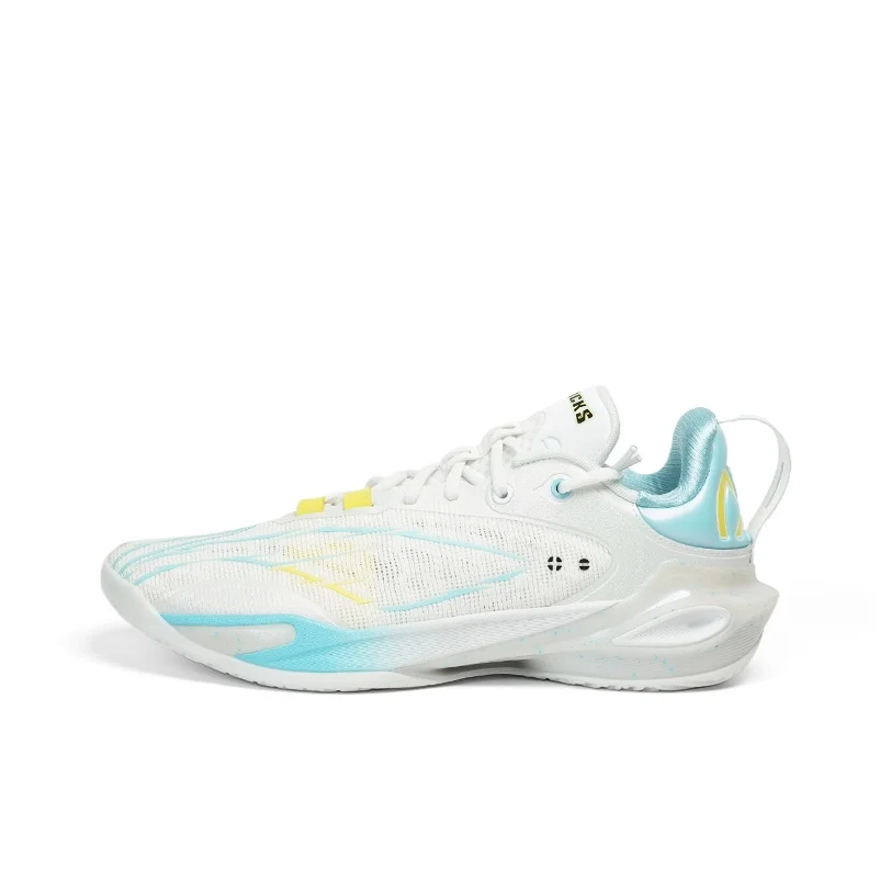 Li Ning Flash Strike 11 Basketball Shoes Men's Low Top White Blue ABAU053-26