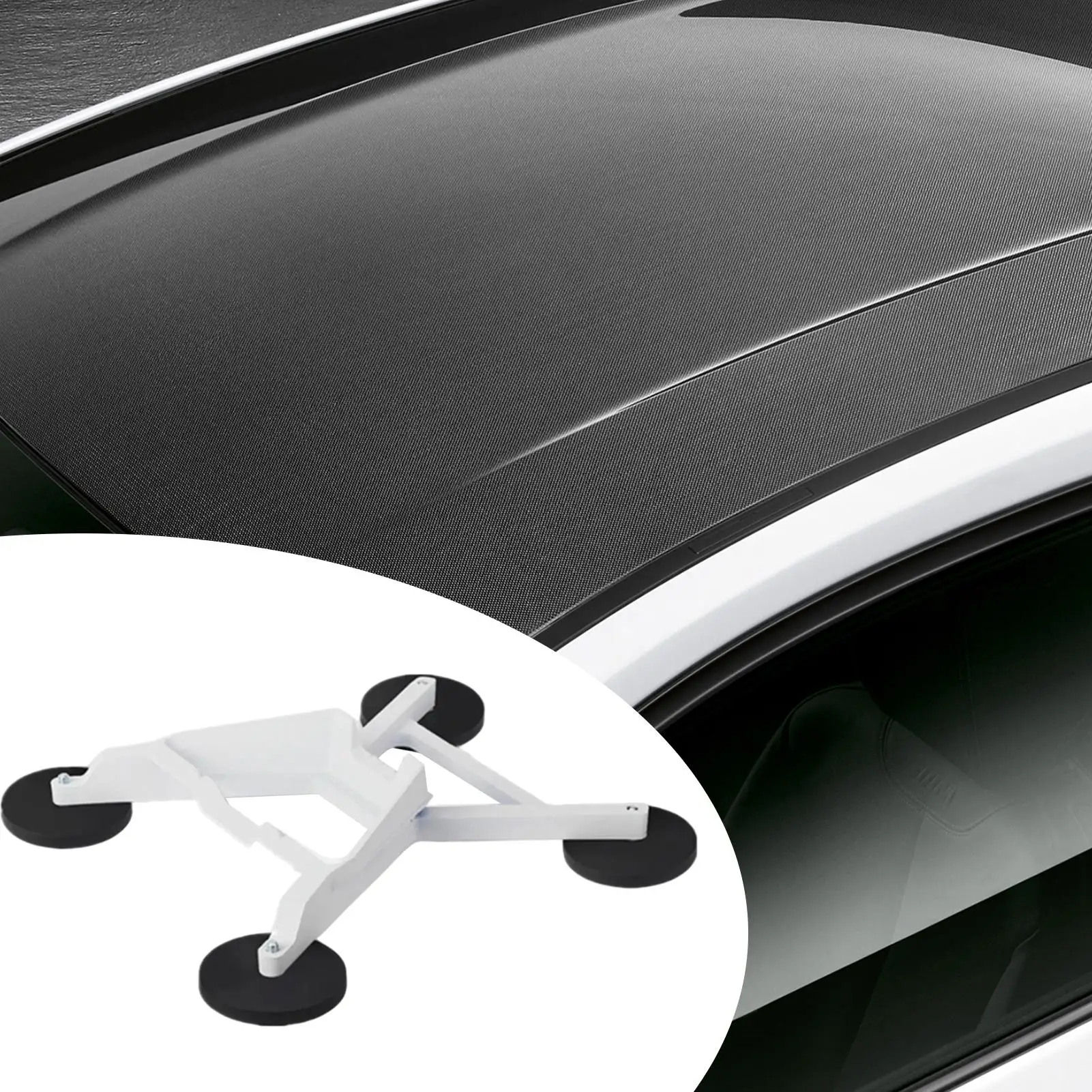 

For For Star Mini Windshield Mount Heavy Duty Sunroof Cradle Portable Mobile Car Roof Mount For Laptop Phone Dashboard Window