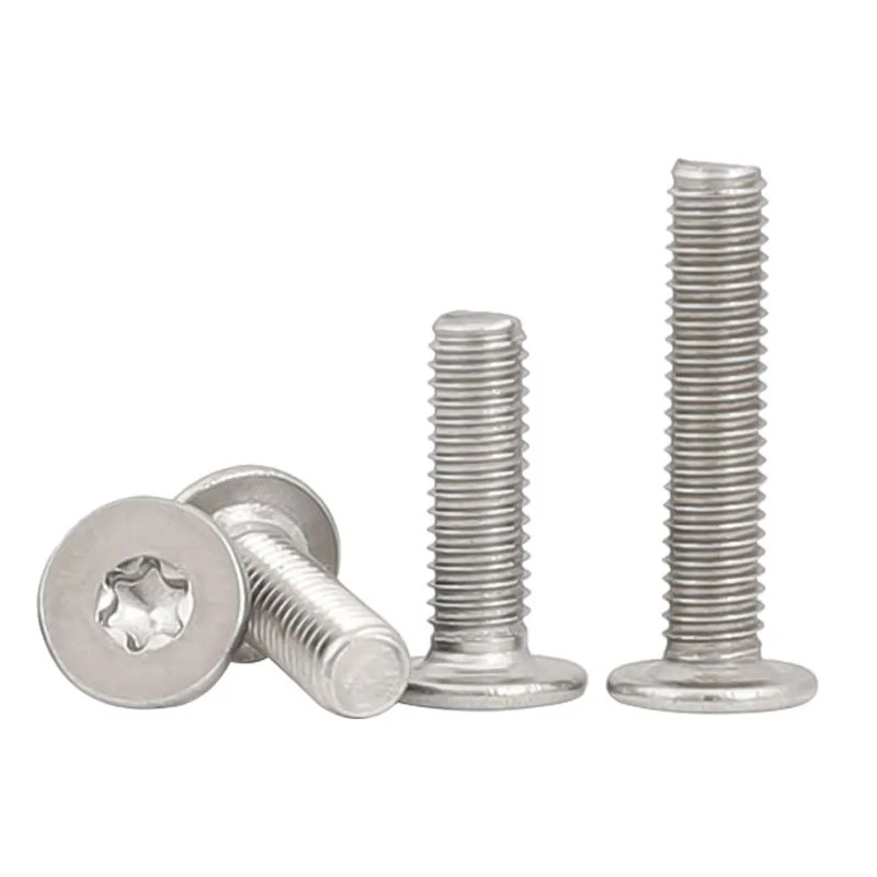 10-100pcs 304 Stainless Steel M2 M2.5 M3 M4 M5 M6 M8 CM Six-Lobe Torx Ultra Thin Super Low Flat Wafer Head Screw Bolt