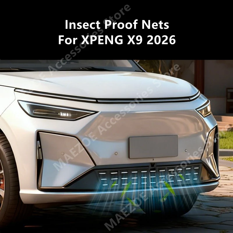 

For XPENG X9 2026 Insect Proof Nets,Car Exterior Modification Protection Accessories Refit