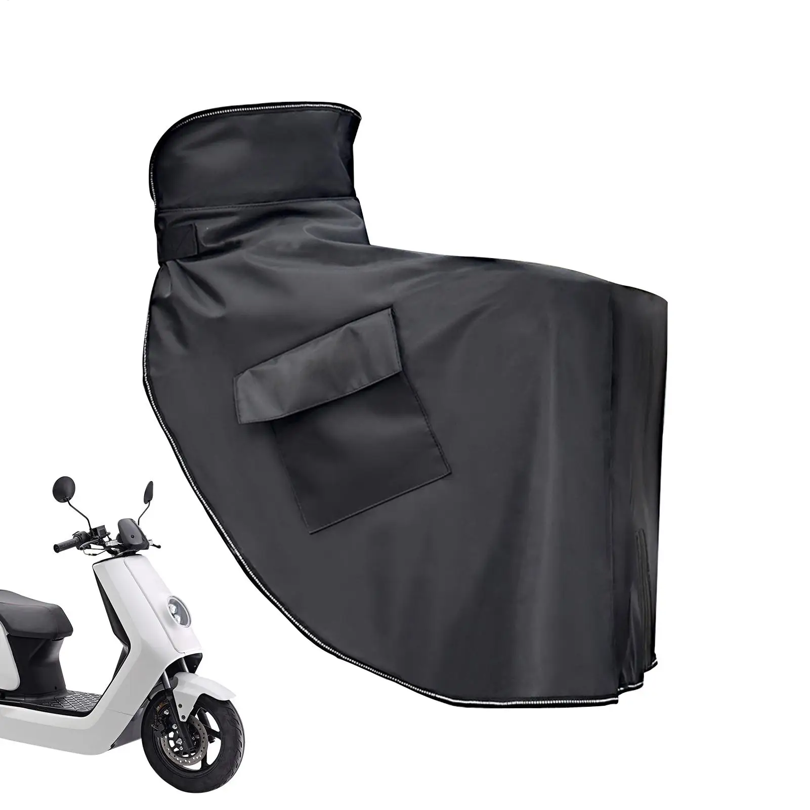 Electric Scooter Windproof Apron Winter Warm Leg Protector Motorcycle Knee Lap Blanket Apron For Winter Driving