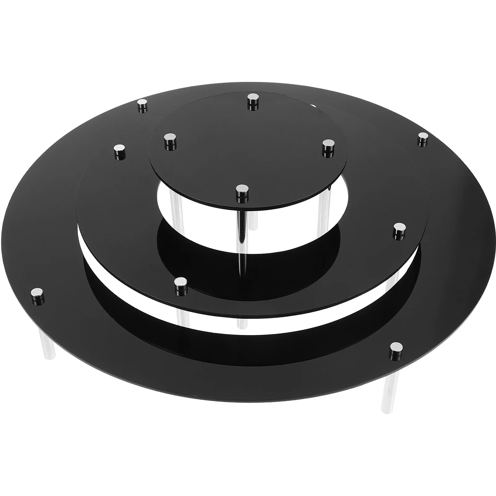 

1 Set Clear Acrylic Cake Stands Cupcake Dessert Display Stand For Party Wedding Buffet Tiered Food Riser Table Decor Holder