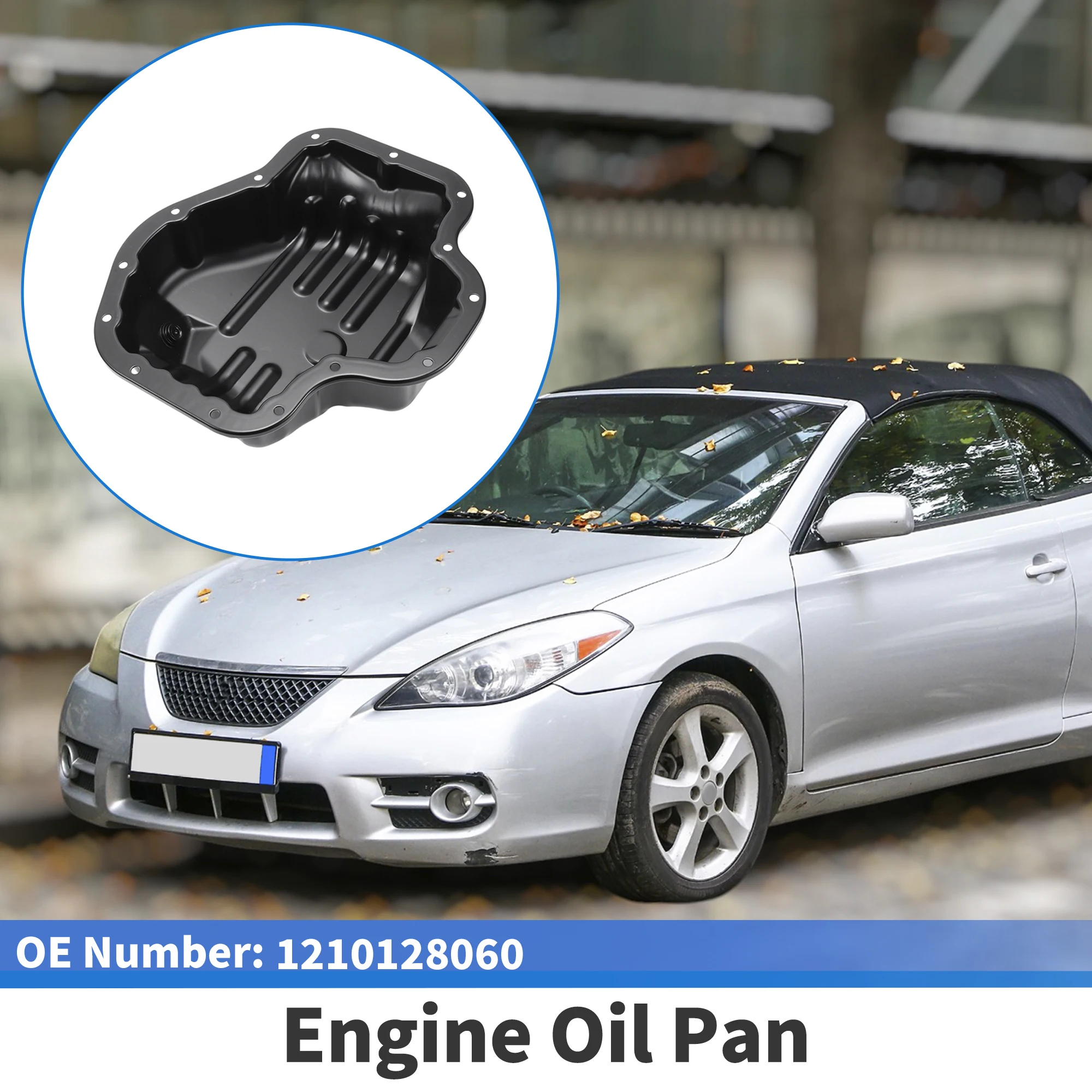 

UXCELL 1 Pc No.1210128060 Engine Oil Pan for Toyota RAV4 2006-2008 for Toyota Solara 2006-2008 for Toyota Camry 2007-2009