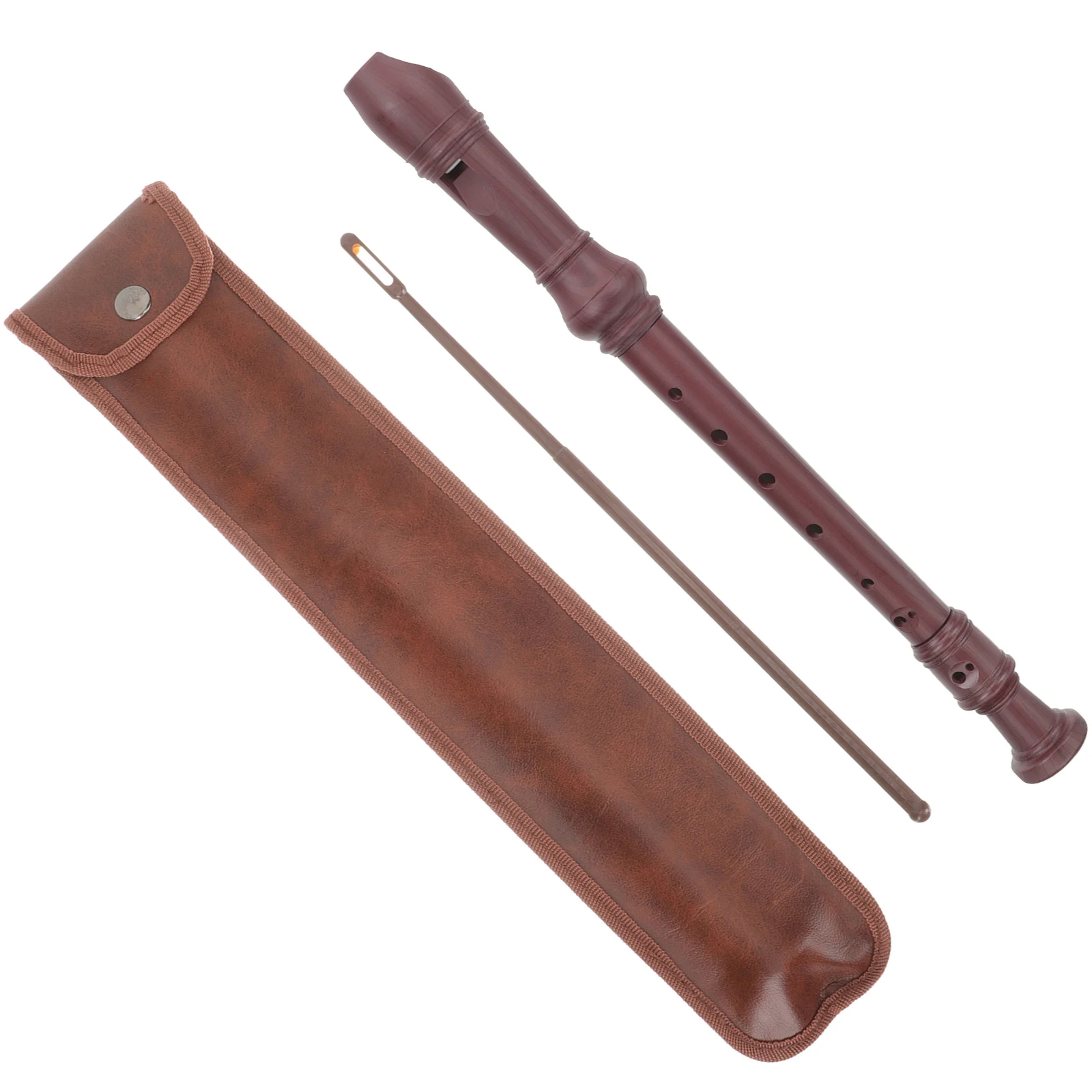 

8 Hole Recorder Flute Classical Brown Beginner Child Kids Musical Instruments ABS Safe Food Grade Professional Cut Accurate