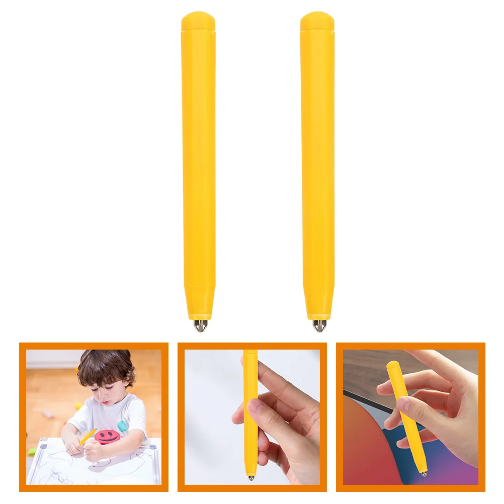 

2Pcs Magnetic Drawing Pen Replacement Sturdy Ergonomic Reusable Magnet Painting Board Pen Gift Students Lasting