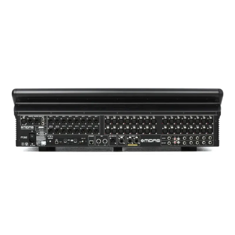 Console digitale live Midas M32 Mixer audio con 32 ingressi e 16 uscite Altoparlanti line array alimentati per uso esterno e interno