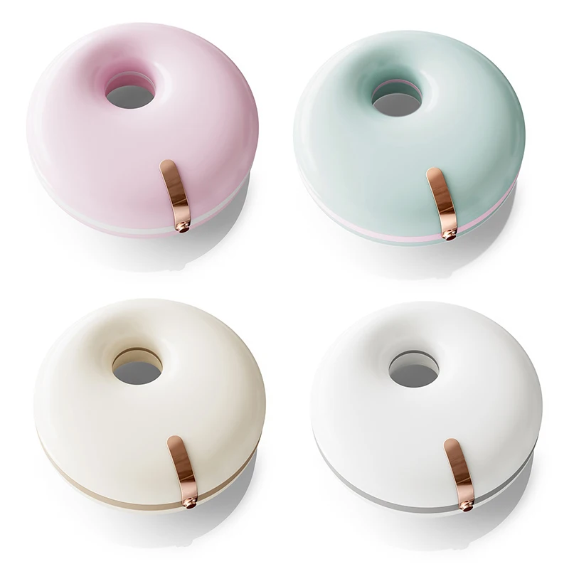 

8 шт., дизайн пончиков, 2 слоя, невидимая коробка для брекетов, портативный ортодонтический фиксатор, простой стиль, средство для удаления жевательной коробки для протезов