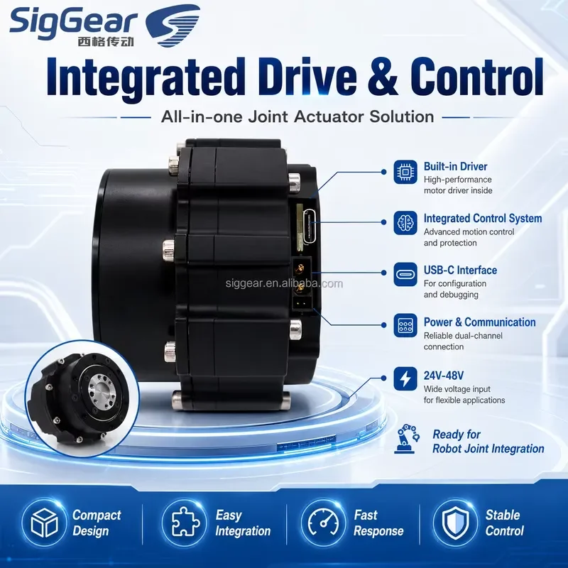 Siggear Mini 80mm Diameter High Torque Joint Motor Bldc Precision Planetary Gear Reducer Brushless Dc Motor With