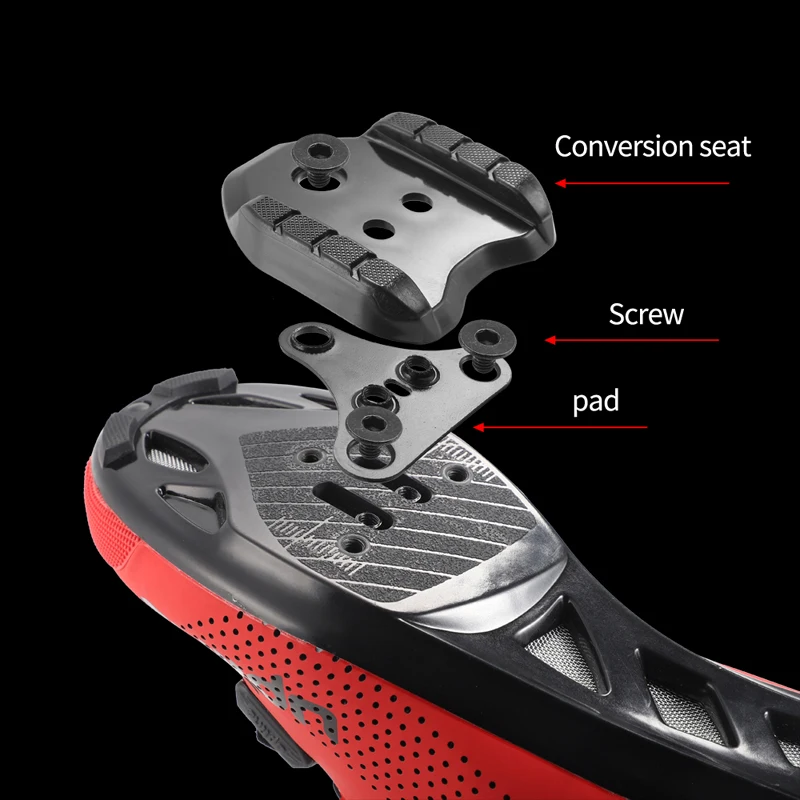 MTB Shoe Converter Road To MTB shoes Adapter From Road Shoes To MTB Shoes Sole Support Sheet Riding Accessories Shoes Sole Part