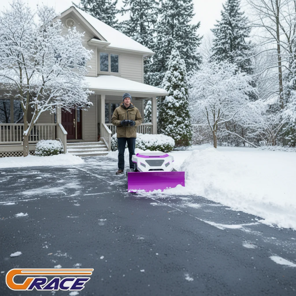 

Перезаряжаемая многофункциональная газонокосилка с дистанционным управлением, подметальная машина, бульдозер