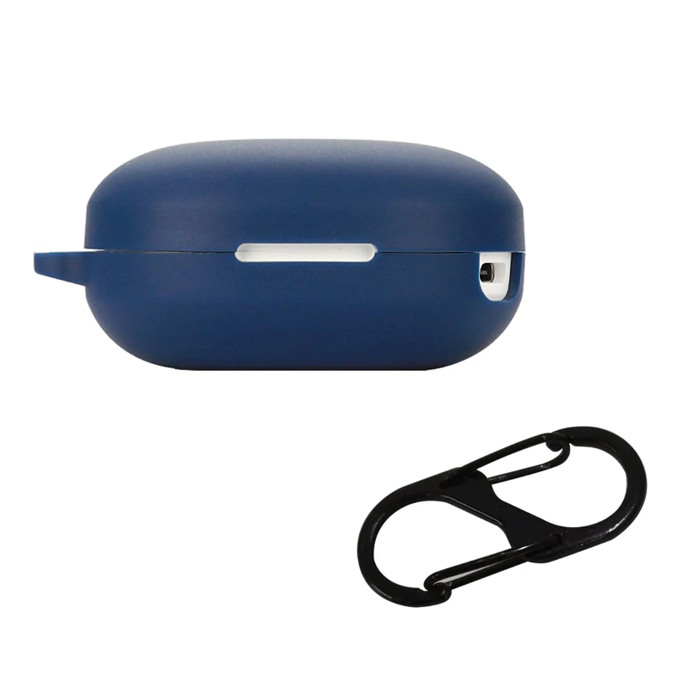 Funda antideslizante para Haylou MoriPods ANC, carcasa protectora de silicona suave, funda para auriculares inalámbricos con gancho