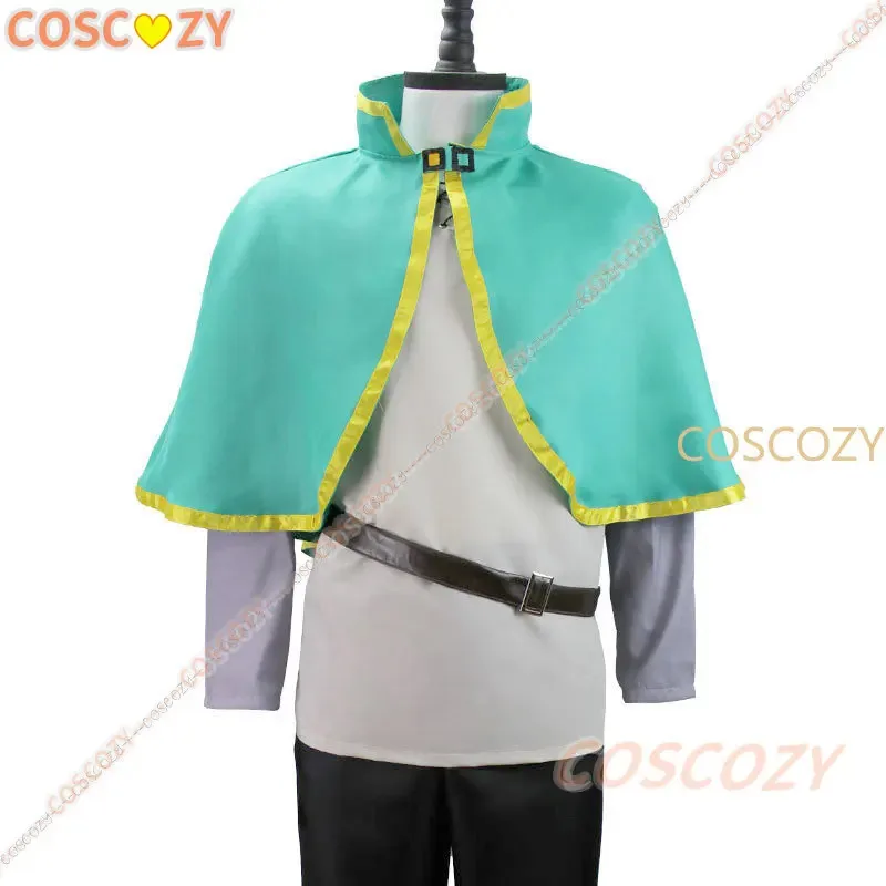 25's Good Kono Subarashii Sekai Ni Shukufuku O! Satou KonoSuba Kazuma Kostüm Grün Set Perücke Kleidung Cosplay Satō