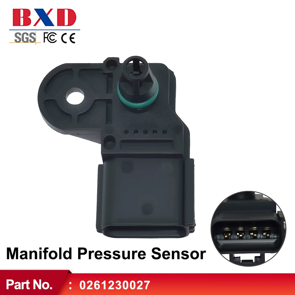 

Manifold Absolute Pressure Sensor 0261230027 For Ford Falcon 2002-2010, Territory 2004-2011 XS6F-9F479-AB XS6F9F479AB Car Parts