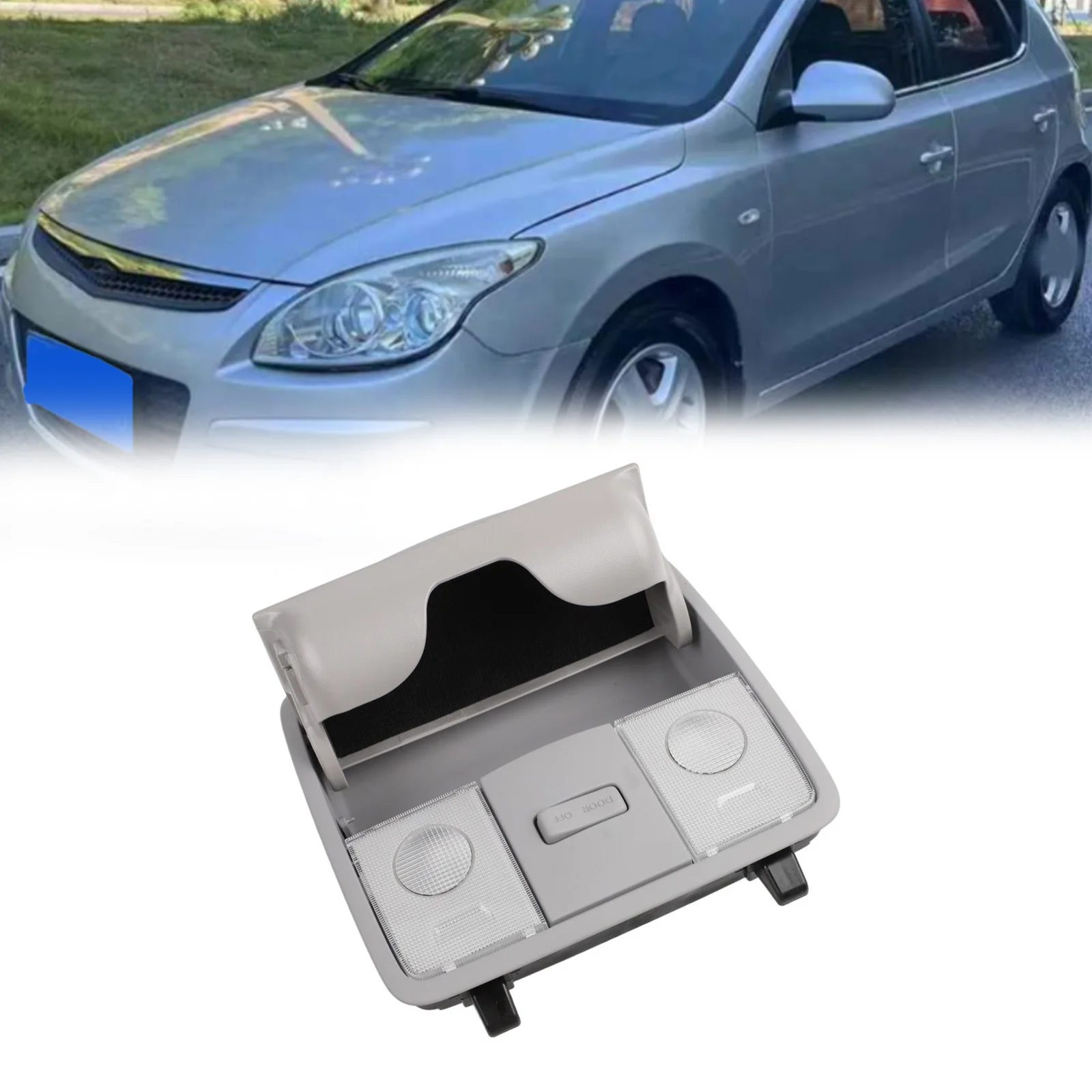 Console Head Light Lamp Auto Parts Map Lights Grey Plastic Tool Waterproof 1X000TX 92800 For Hyundai I30/i30CW