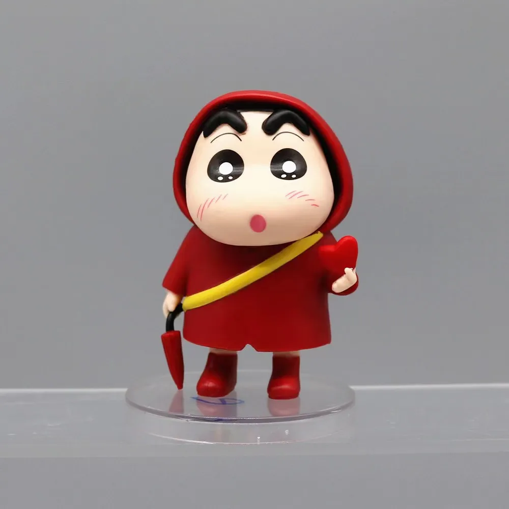 Crayon Shin ChanDisney kredka Shin Chan Kawaii Anime ozdoby na biurko kreskówka na dekoracje na ciasto śliczne urodziny boże narodzenie lalka