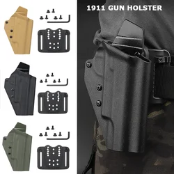 Lightweight Kydex 1911 Gun Holster for Colt 1911 Tactical Pistol Holster Right Hand Belt Carry Case Hunting accessories